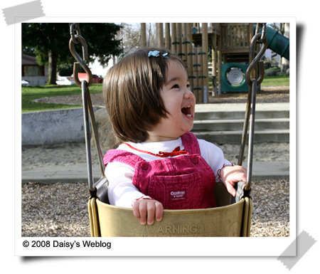 Anya On The Swing