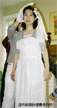 Toilet Paper Wedding Dress