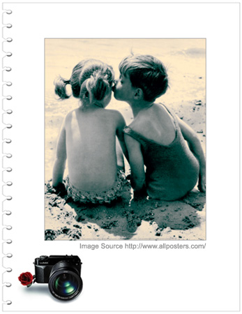 Kids Kissing
