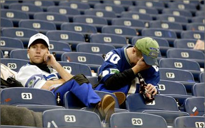 Sad Seahawks Fans Sad Seahawks Fans