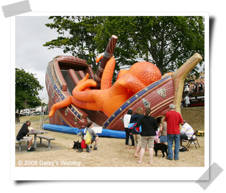 inflatable pirate ship