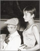 With Salvatore Ferragamo, 1954